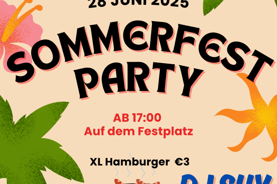 Sommerfest Flyer